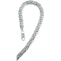 None Halsband kungslänk 925 Sterling Silver 7.3mm KING7.3/50