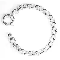 None Ärtearmband 925 Sterling Silver 9mm PAPU9MM/19.5