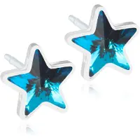 Blomdahl Star Aquamarine örhängen 6mm 15-0108-05