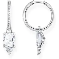 Thomas Sabo örhängen white stone silver CR672-051-14