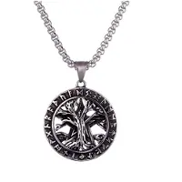 Northern Viking Jewelry Runa Tree of Life halsband NVJRS110