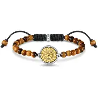 Thomas Sabo armband elements of nature tigers eye gold A2009-966-2-L22v