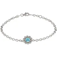 Lumoava Daisy blå armband L53228140000
