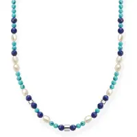 Thomas Sabo with blue stones and pearls halsband KE2162-775-7-L45V