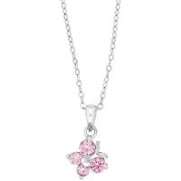 Nordahl Jewellery barn fjäril pink halsband 225 145