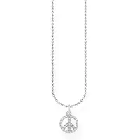 Thomas Sabo Charming Peace with white stones silver halsband KE2175-051-14-L45V