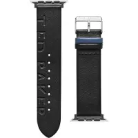 Ted Baker svart läderarmband för Apple Watch 42/44/45/49 mm BKS42F116B0