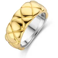 Ti sento gold-plated silver ring 12288SY/58
