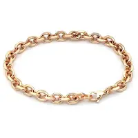 Rocks Steel roseguldfärgat ankararmband 20cm ANK.S.R.7-20