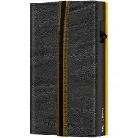 Tru Virtu Click & Slide Strap Edge Wallet Caramba Black RFID