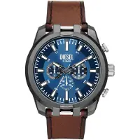 Diesel Split Chronograph brown leather DZ4643
