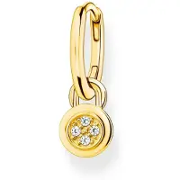 Thomas Sabo Charm Club Charmista yellow-gold plated örhänge CR720-414-39