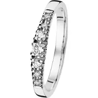 Kohinoor 033-244v-18 Diamantring vitguld Cristal 17