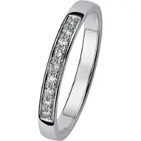 Kohinoor 033-210V-09 Diamantring vitguld Margit 15½