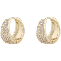 Sno of sweden Brooklyn guldfärgade hoops 1295-6600 251-ONE