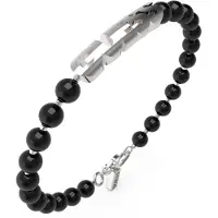 GUESS Edgy onyxarmband JUMB04059JWSTBKL