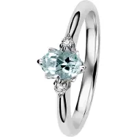 Kohinoor Rosa diamant akvamarin ring 033-260V-04AKohinoor Rosa diamant akvamarin ring 033-260V-04A-165