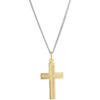 Top Gold silverkors med mattering förgyllt 52 5664 1500