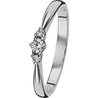 Kohinoor 033-235V-11 Vitguld Diamantring Helene 18