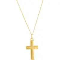 Top Gold silver kors guldpläterad 5256731500