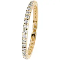 Kohinoor Rosa alliansring i guld med diamanter 933-260-37B4-170