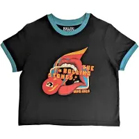 Ginza.se The Rolling Stones: Ladies Crop Top/Some Girls Lick (Black) (Medium)
