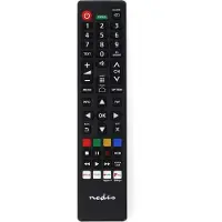 Nedis Ersättnings Fjärrkontroll | Passar till: Panasonic / Sharp | Förprogrammerad | 1 Enhet | Amazon Prime / Disney + Button / Netflix Knapp / Rakuten TV Button / Youtube Knapp | Infraröd | Svart
