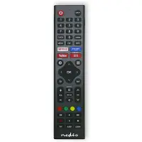 Nedis Ersättnings Fjärrkontroll | Passar till: Hi-Sense | Förprogrammerad | 1 Enhet | Amazon Prime / Disney + Button / Netflix Knapp / Rakuten TV Button | Infraröd | Svart