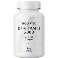 Holistic D3-vitamin 5000 90 kapslar