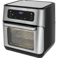 ProfiCook PC-FR 1200 H - Varmluftsfritös - 11 liter - 1500 W - rostfritt stål/svart