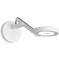 Rotaliana Vägglampa , String W0 DTW, dimbara, Vit, Vardagsrum, Metall, Design