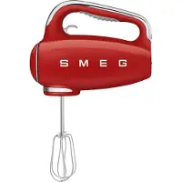 Smeg 50''s Style Elvisp HMF01RDEU Röd, Handmixer, Röd, Mixning, 1,5 m, Knappar, Aluminium