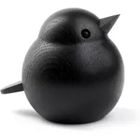 Novoform Träfigur - Mama Sparrow - Black Betsad - - One Size - Dekoration