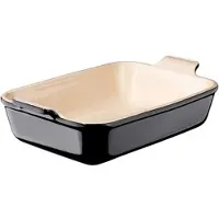 Le Creuset Heritage Ugnsform 26 Cm - Ugnsformar Stengods Svart