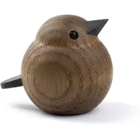Novoform Träfigur - Baby Sparrow - Rökfärgad Oak - - One Size - Dekoration