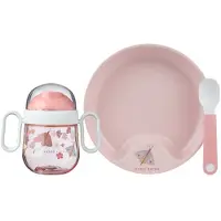 Little Dutch Mepal Mio Flowers & Butterflies middagsset, 3 delar 108040065243