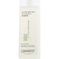Giovanni , Tea Tree Triple Treat, Invigorating Shampoo, För alla hårtyper, 8.5 fl oz (250 ml)
