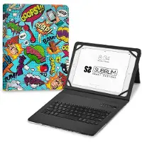 Subblim Keytab Pro Bluetooth Universal Up To 10.1´´ Tangentbordsskydd För Surfplatta