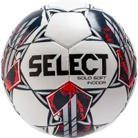 Select Fotboll Solo Soft Indoor V23 - Vit/svart, storlek Ball SZ. 3