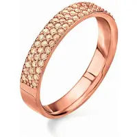 Folli Follie 3r16s036rs-56 Ring Guld 56 Man