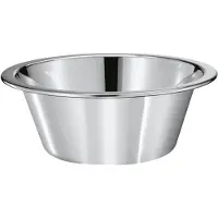 Rösle skål 11,8 liter 40 x 40 x 16,5 cm rostfritt stål silver