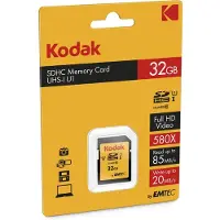 Kodak - Flash-minneskort - 32 GB - UHS-I U1 / Class10 - 580x - SDHC UHS-I