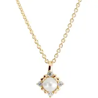 Kohinoor Celeste guld pärlhänge 123-440-04