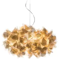 Slamp Taklampa , Clizia Mama Non Mama, dimbara, Guld / mässing, Vardagsrum, Plast, Design