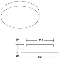 Brumberg Taklampa Celtis Mini, dimbar, Aluminium / grå / zink, Vardagsrum / matsal, Metall, Taklampa