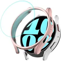 Mtp Products Enkay Samsung Galaxy Watch6 Skal med Härdat Glas - 44mm - Roséguld