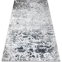 Rugsx Modern MEFE matta 6182 Concrete - structural två nivåer av hudna grå 160x220 cm