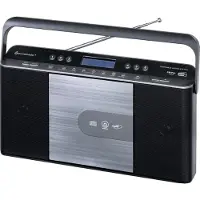 Soundmaster Soundmaster: Boombox CD Radio FM Snabbval RCD1870SW Svart/Silvergrå