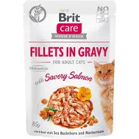 Brit Care Filéer i In gravy smakrik lax 24 x 85 g