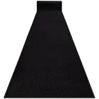 Rugsx Löpare KARMEL enkel, en färg svart 70 cm 70x200 cm